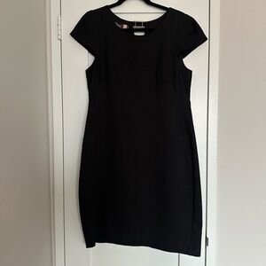 Donna Ricco Textured Black Dress